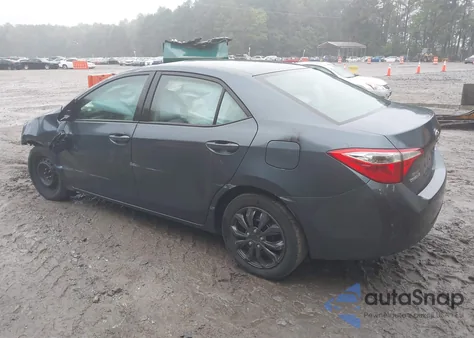 2016 Toyota Corolla Le из США, поврежденный, VIN 2T1BURHE3GC606717